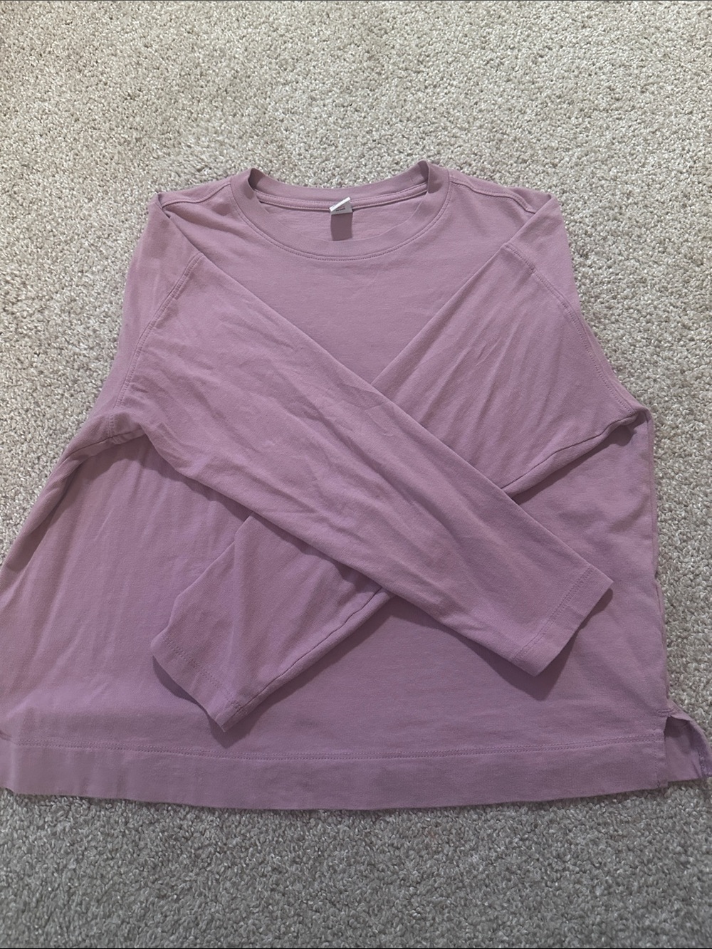 Old Navy Mauve Long Sleeve Tee